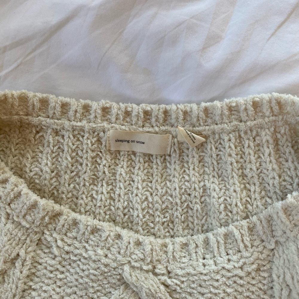 Super soft chenille fisherman sweater - Picture 3 of 3